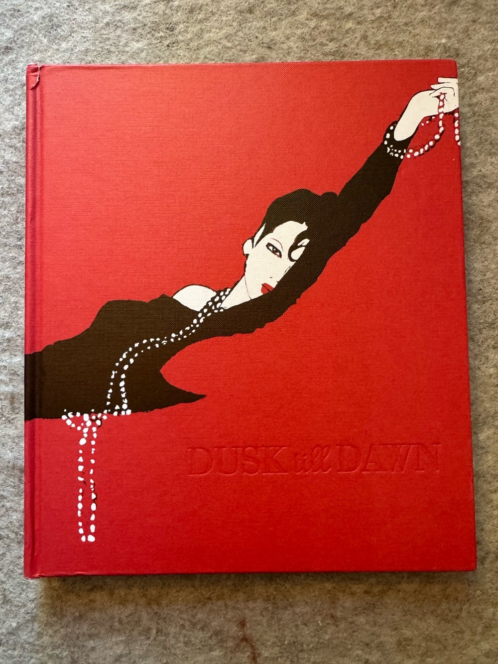 Dusk Till Dawn Red Fashion Hardcover Coffee Table Book